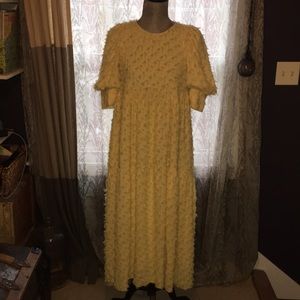 ZARA FUZZY RUFFLE DRESS
